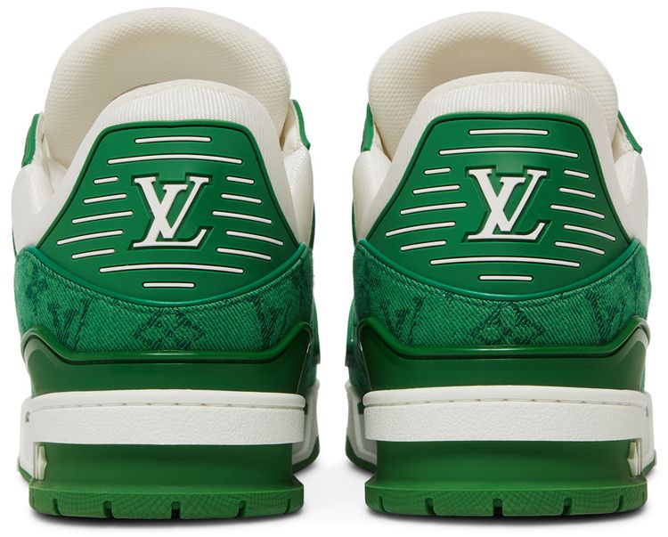 Louis Vuitton Trainer 'Green Monogram Denim'