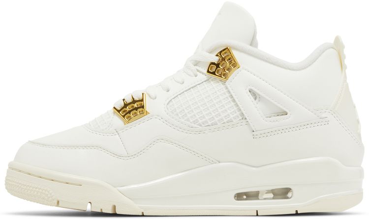 Wmns Air Jordan 4 Retro 'Metallic Gold'