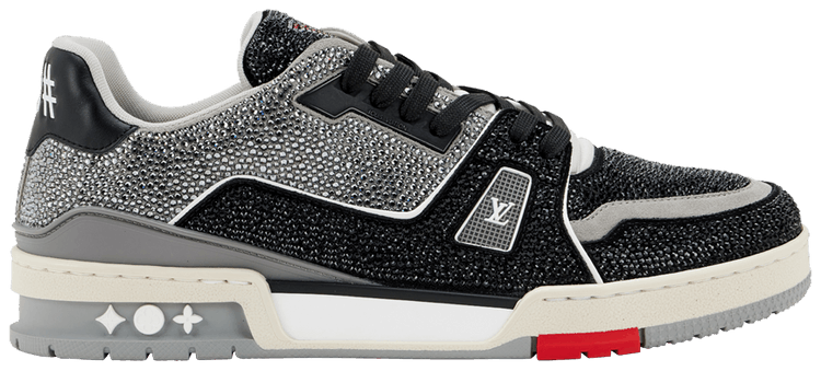 Louis Vuitton Trainer 'Black Grey Rhinestones'