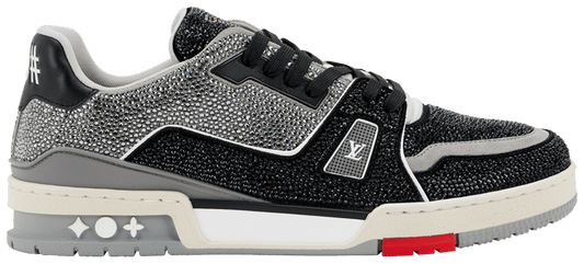 Louis Vuitton Trainer 'Black Grey Rhinestones'